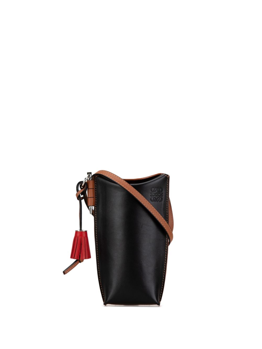 Loewe 2020 Bicolor Gate Pocket crossbody bag Women