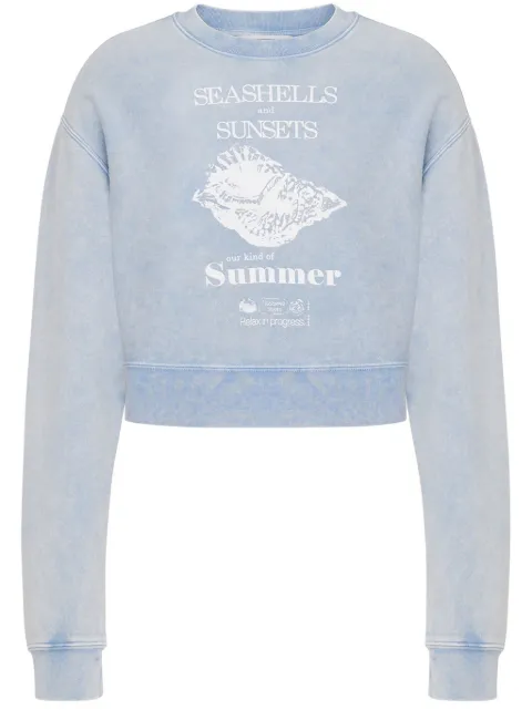 MOSCHINO JEANS graphic-print sweatshirt
