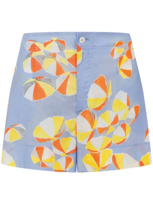 Short à imprimé graphique - MOSCHINO JEANS - Modalova