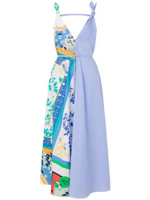 MOSCHINO JEANS vestido largo con paneles