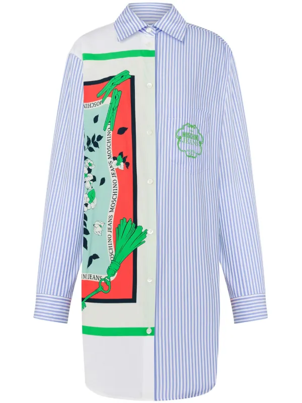 collared t shirt dress English Factory Knitted Collar A-line Shirt Dress main image 0
