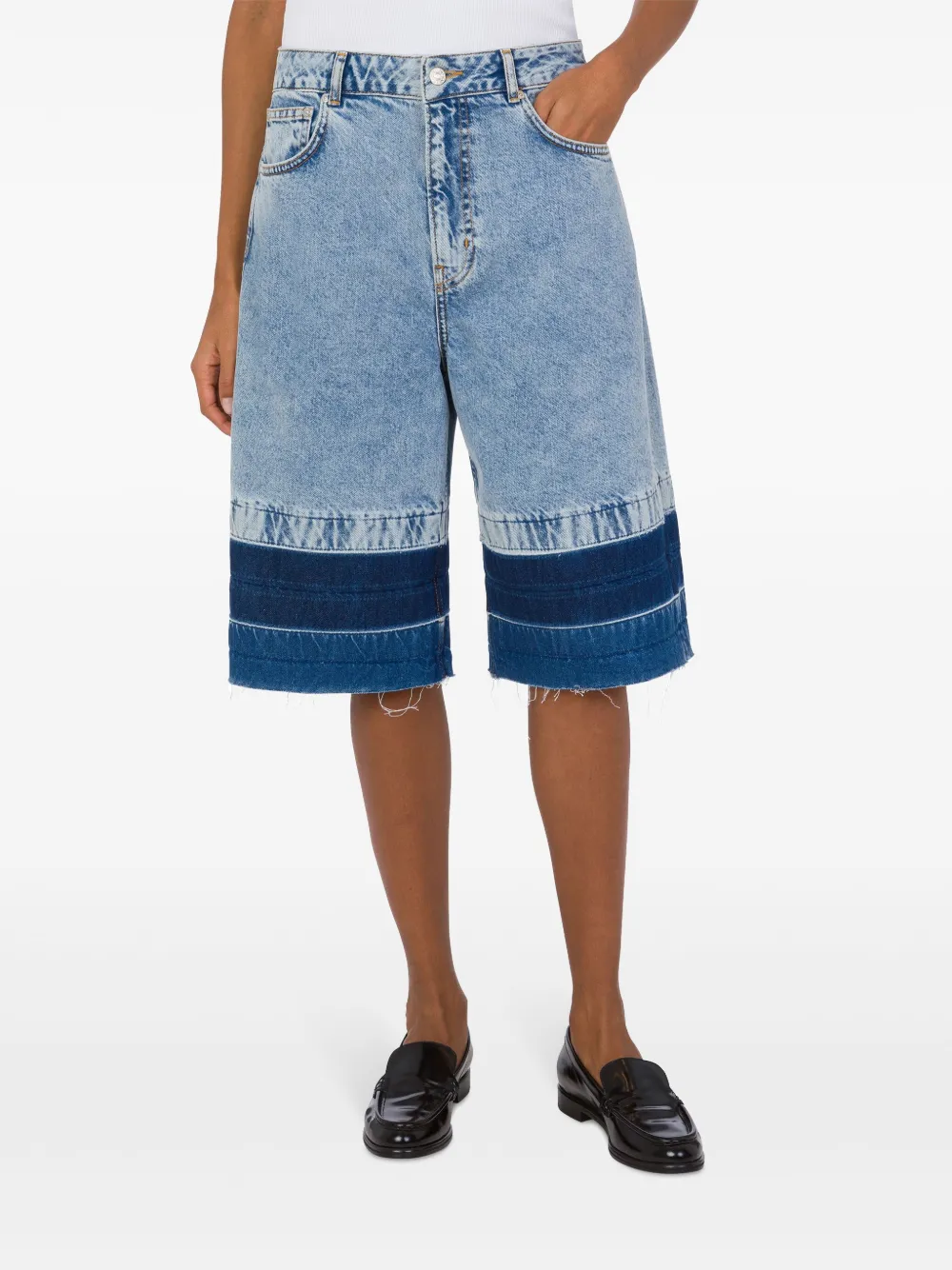 MOSCHINO JEANS shorts con diseño color block | Bermudas | Image 2