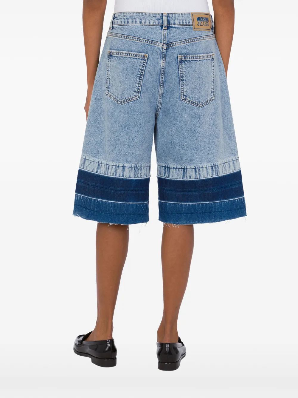 MOSCHINO JEANS Colourblock Shorts | Blue | FARFETCH