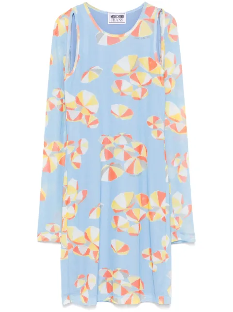 MOSCHINO JEANS umbrella-print mini dress