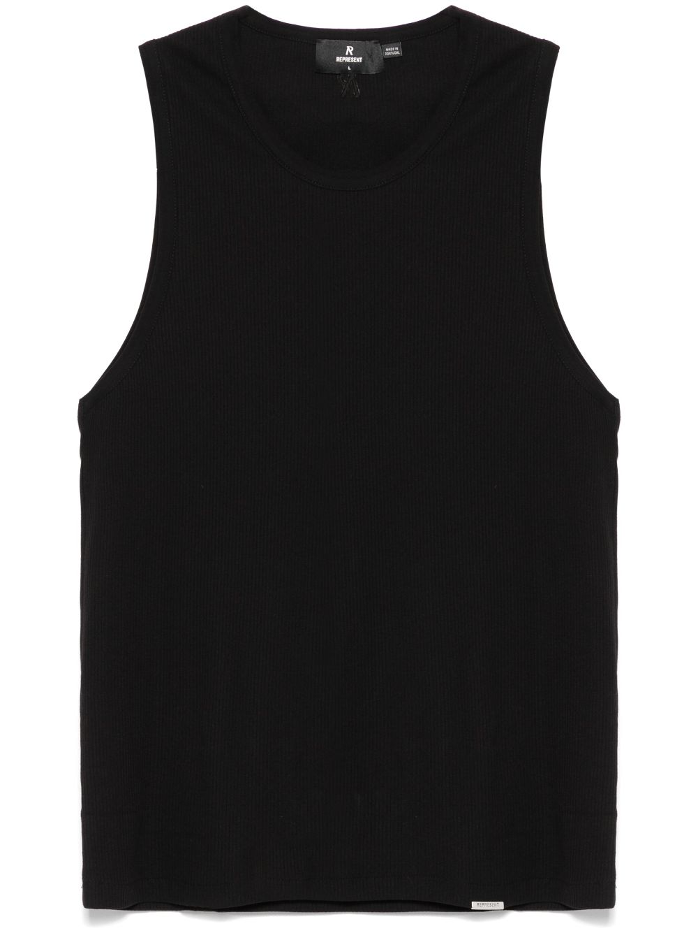 Represent Initial tank top - Black