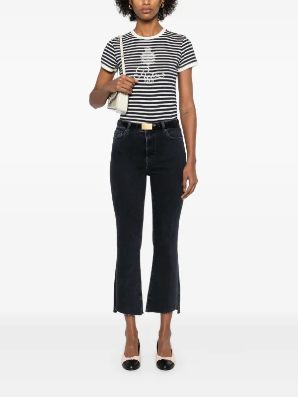 Mini Bootcut Pants Frame Le Crop Mini Boot FRAME Le Crop Mini Boot Bootcut  Mid-Rise Stretch-Denim Jeans
