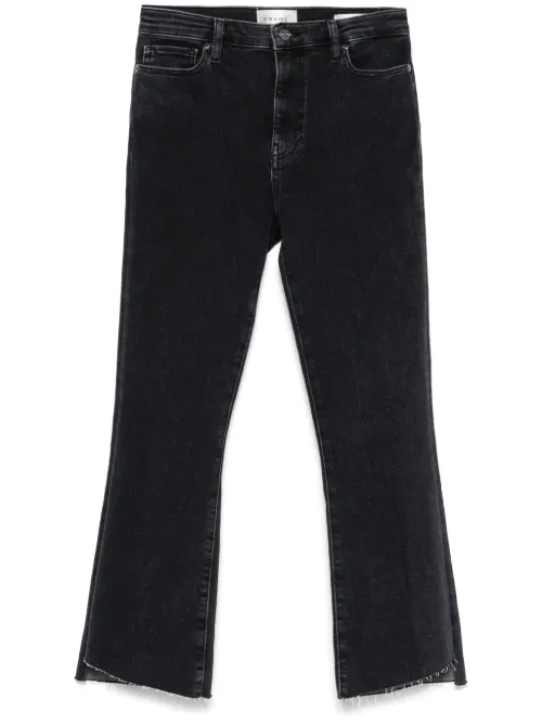 FRAME jean Le Crop Mini Boot - Bleu - FRAME - Modalova