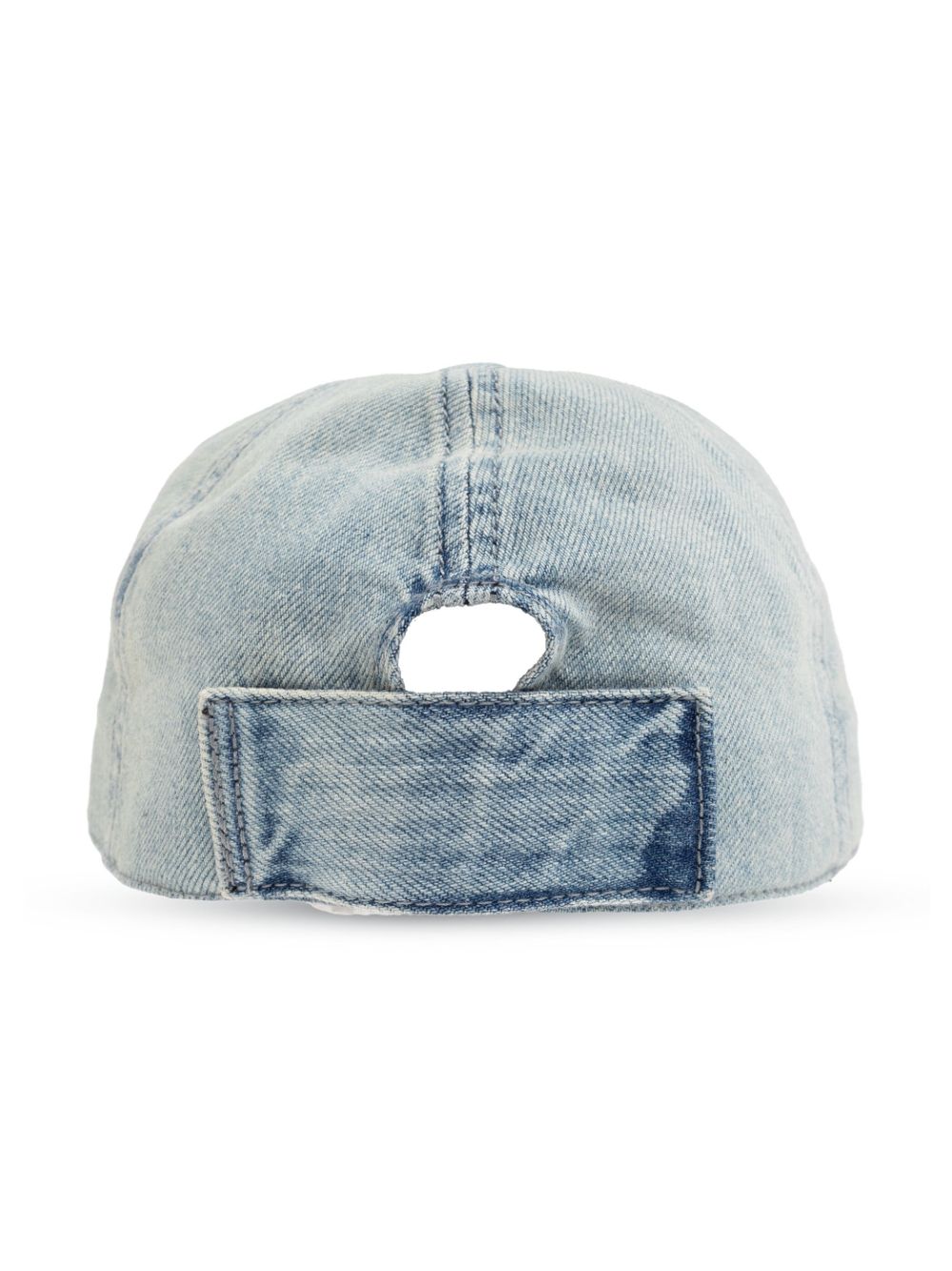 Fear Of God logo-patch denim cap - Blauw