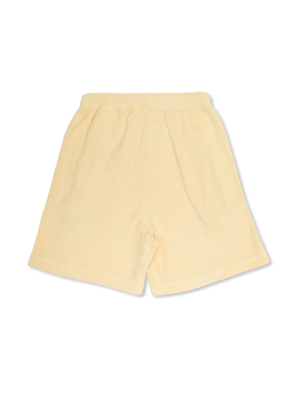 Palm Angels Kids terry-cloth shorts - Geel