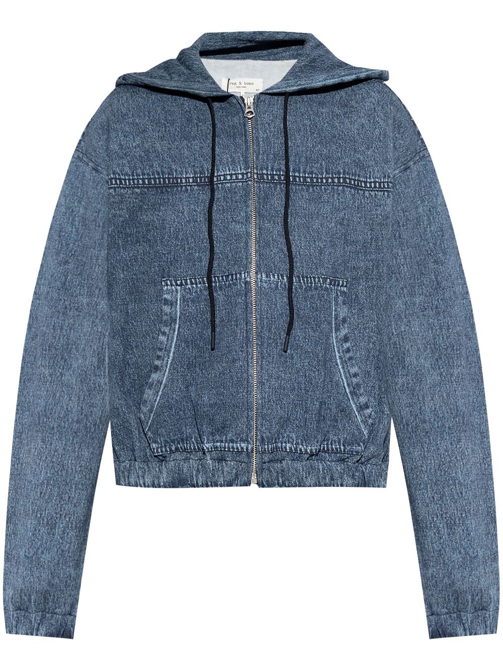 hooded denim jacket