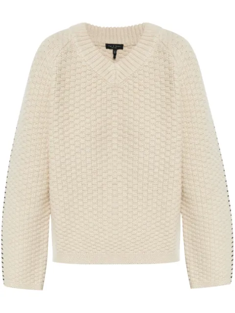 rag & bone waffle-knit sweater