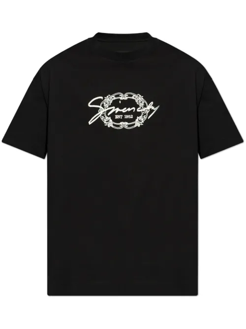 T-shirt en coton à logo médaillon - Givenchy - Modalova