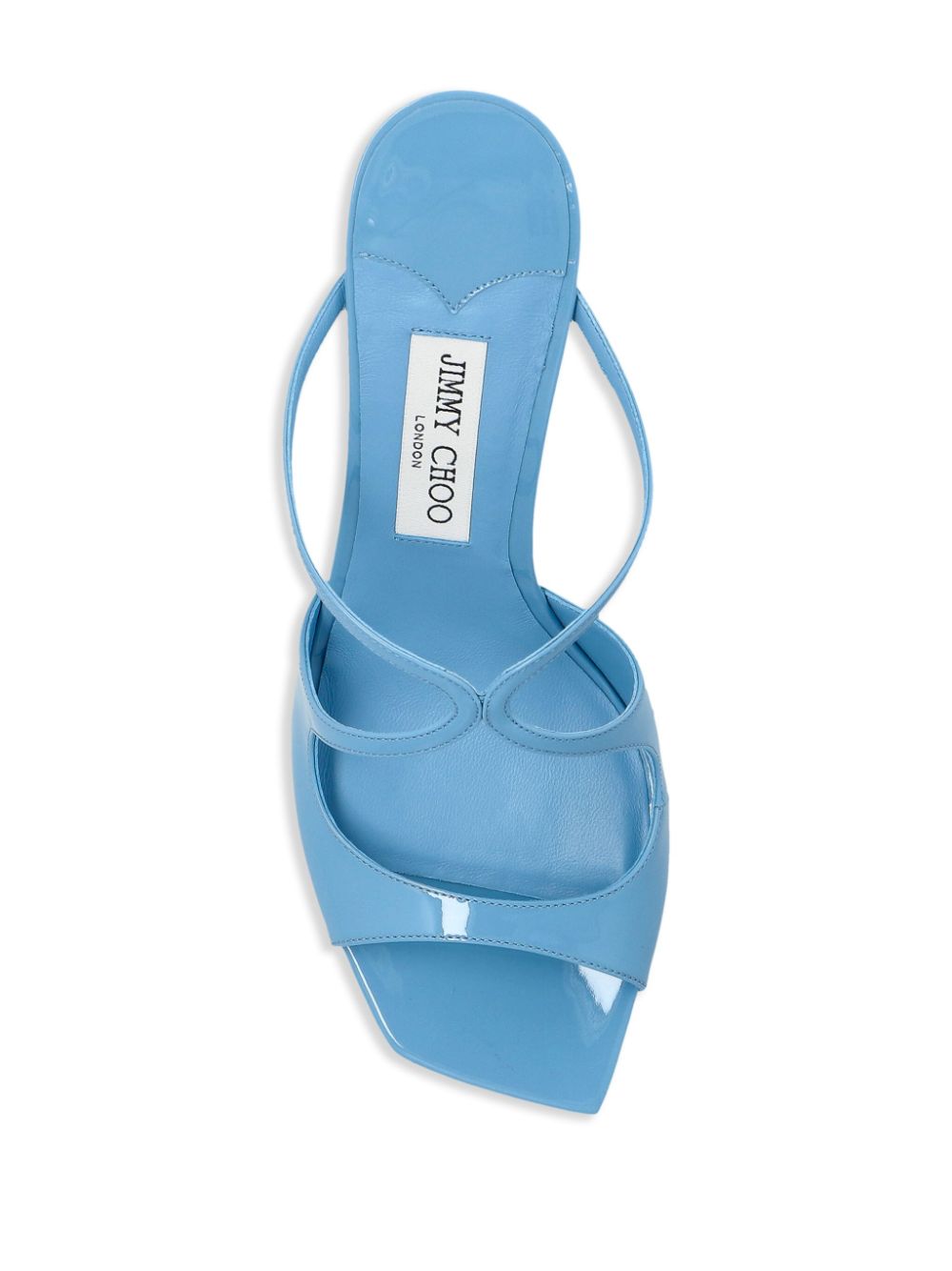 Jimmy Choo 75 mm Anise muiltjes Blauw