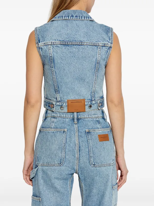Alexander Wang Denim Top | Blue | FARFETCH