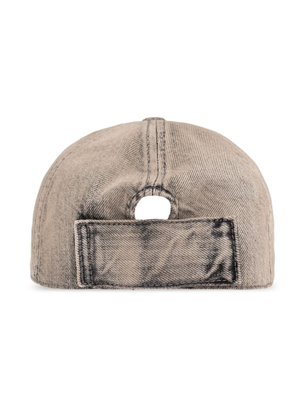 Fear Of God logo-patch denim cap - Grijs