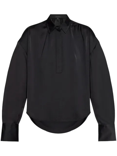 rag & bone توب بولو بأكمام طويلة