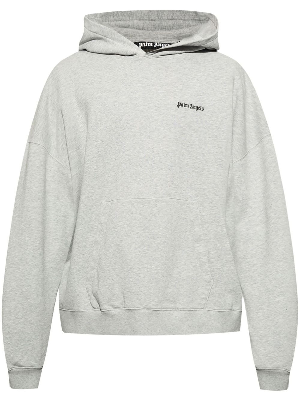 Palm Angels Hoodie met geborduurd logo Grijs