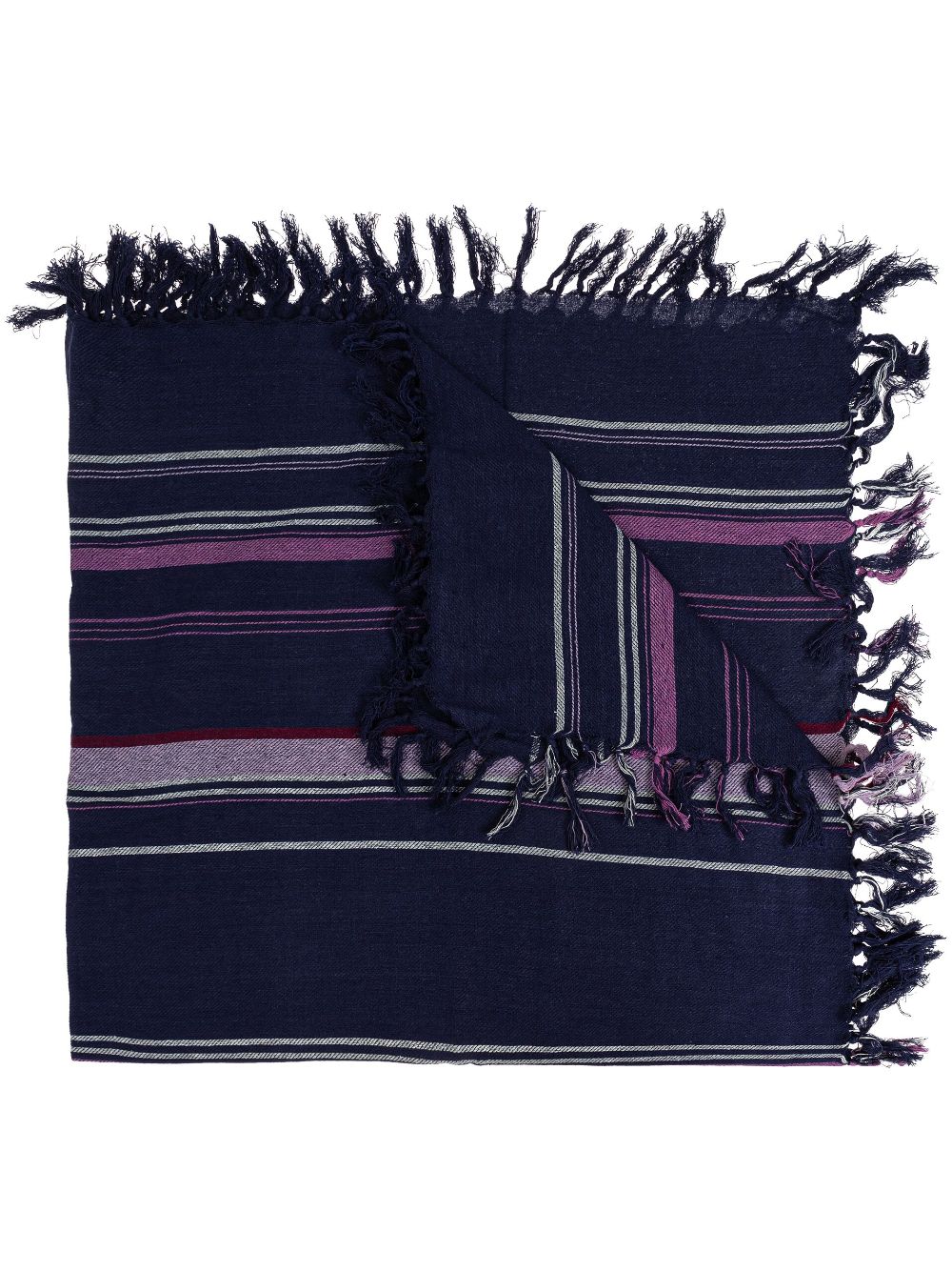 striped silk scarf