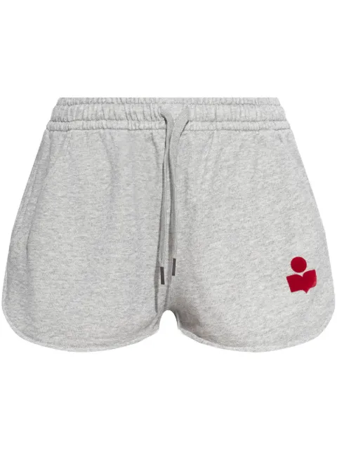 MARANT ÉTOILE shorts deportivos Mifa con logo estampado