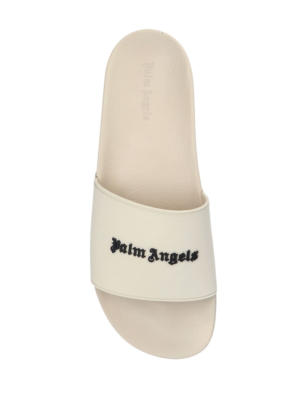 Palm Angels Slippers met logo-applicatie Beige