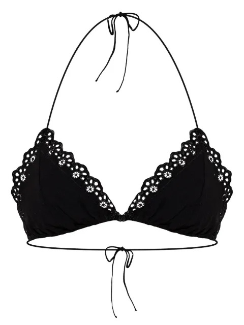 Ulla Johnson lace-trim bikini top