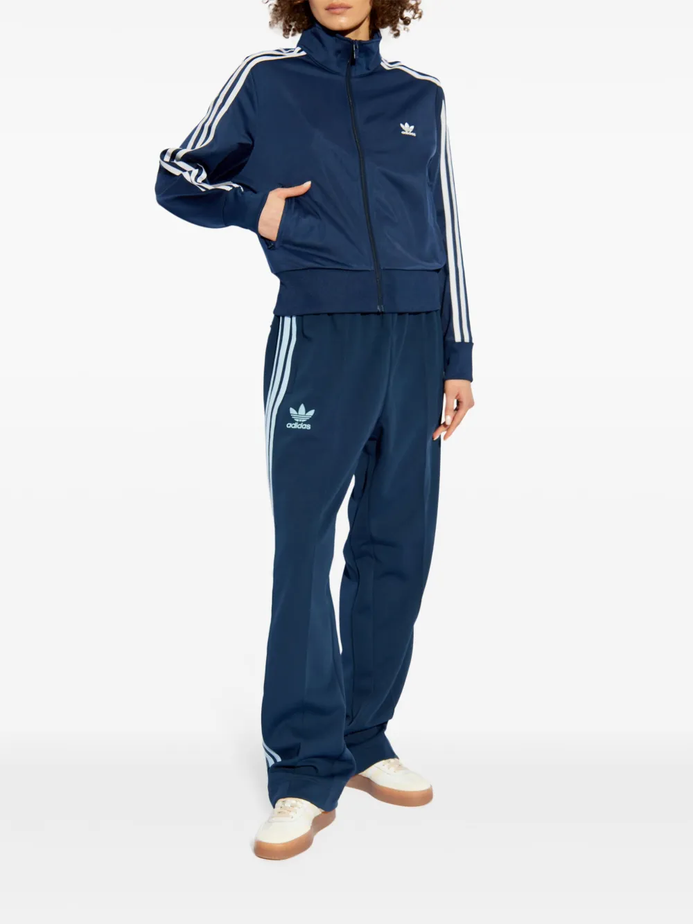 adidas 3-Stripes logo track jacket - Blue