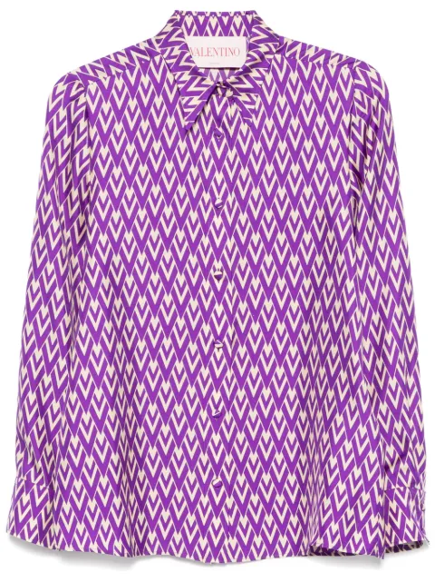 Valentino Garavani Toute La V twill shirt