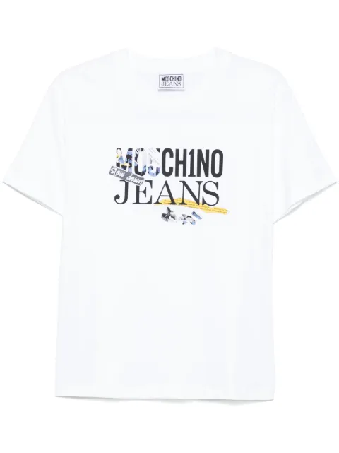 MOSCHINO JEANS تيشيرت بطبعة شعار الماركة
