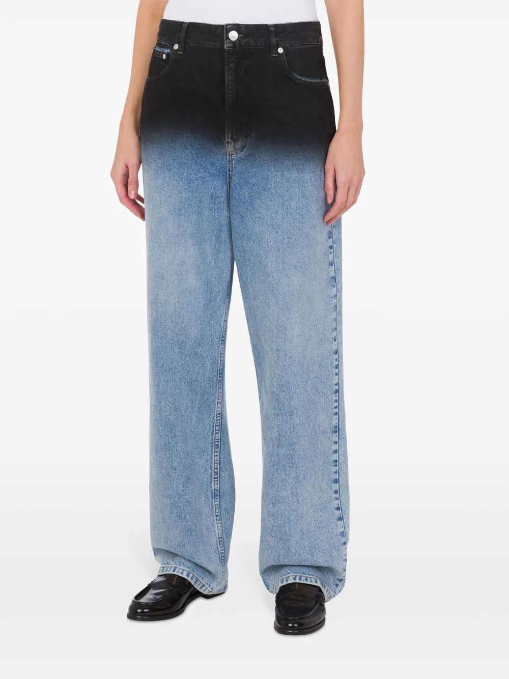 MOSCHINO JEANS Tweekleurige jeans - Blauw