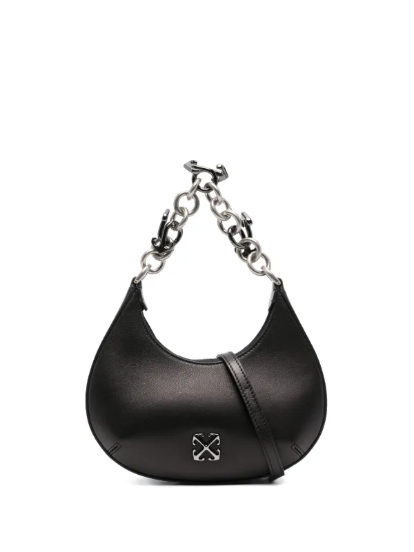 Off-White Hemisphere Tote Bag in Black