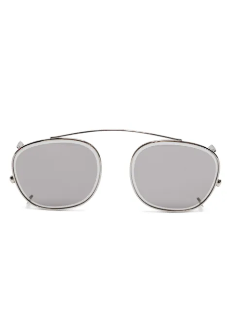 Kame Mannen lentes de clip con armazón redonda