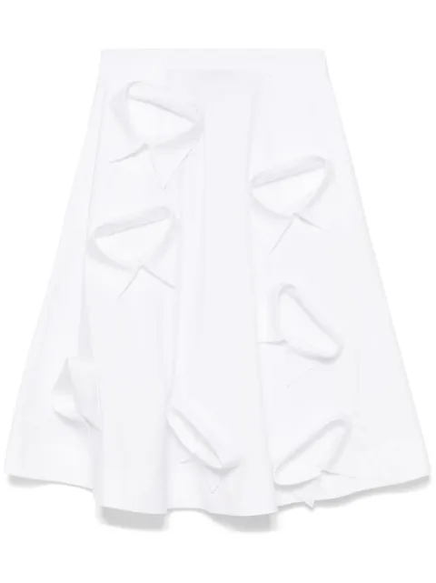 Moschino multi-collar midi skirt