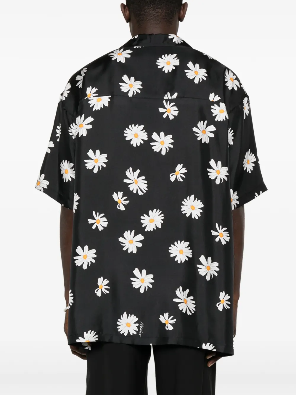 Moschino Overhemd met bloemenprint Zwart
