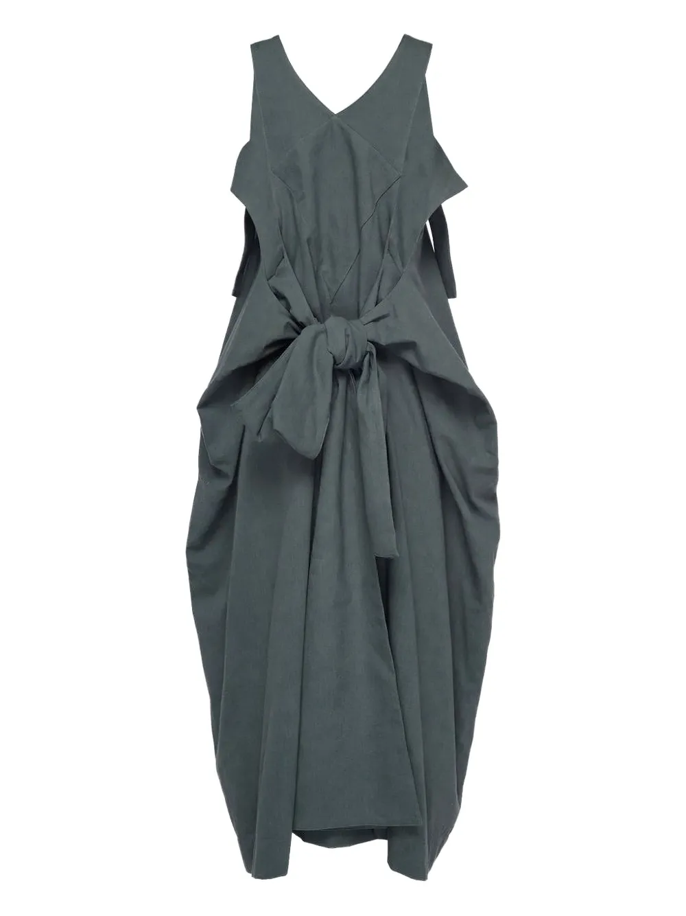 Yohji Yamamoto button-fastening tie-detail dress | Day Dresses | Image 2