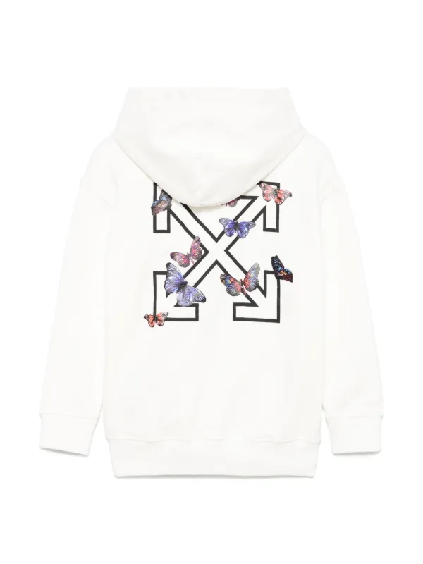 パーカー・フーディ Off-White SWEATSHIRT WITH ARROW EMBROIDERY Off-White White Dripping Arrow Incompiuto Hoodie | eBay