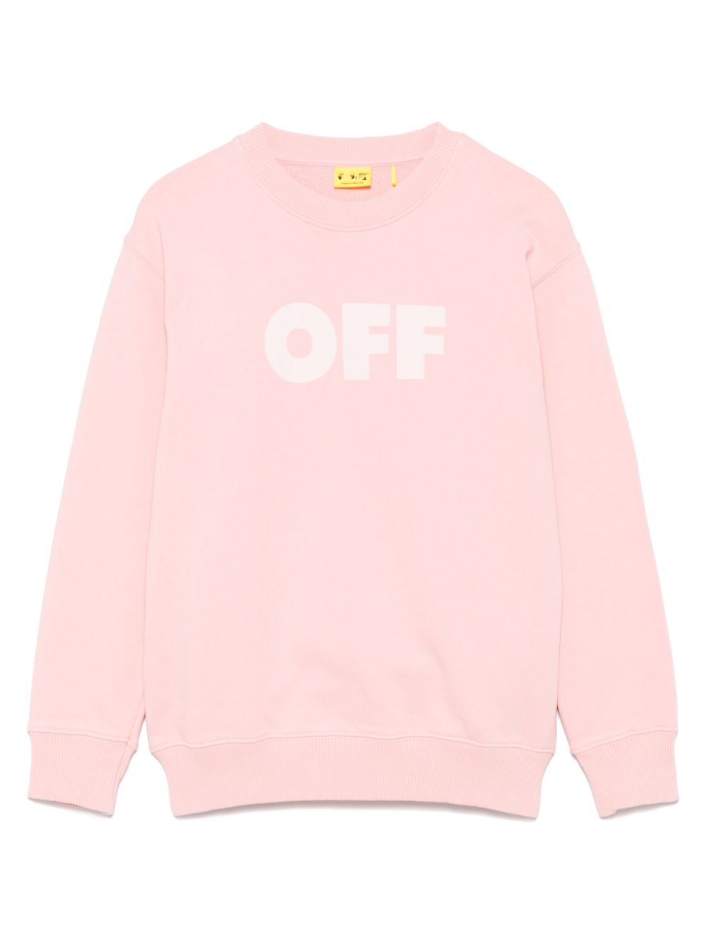 Off-White Kids Sweater met ronde hals Roze