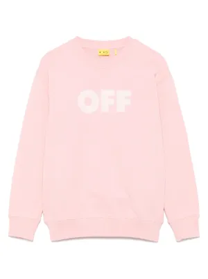 Stone Island Junior ロゴ スウェットシャツ | ピンク | FARFETCH JP