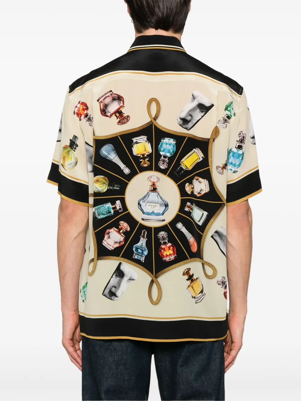 Dolce & Gabbana Overhemd met print Beige