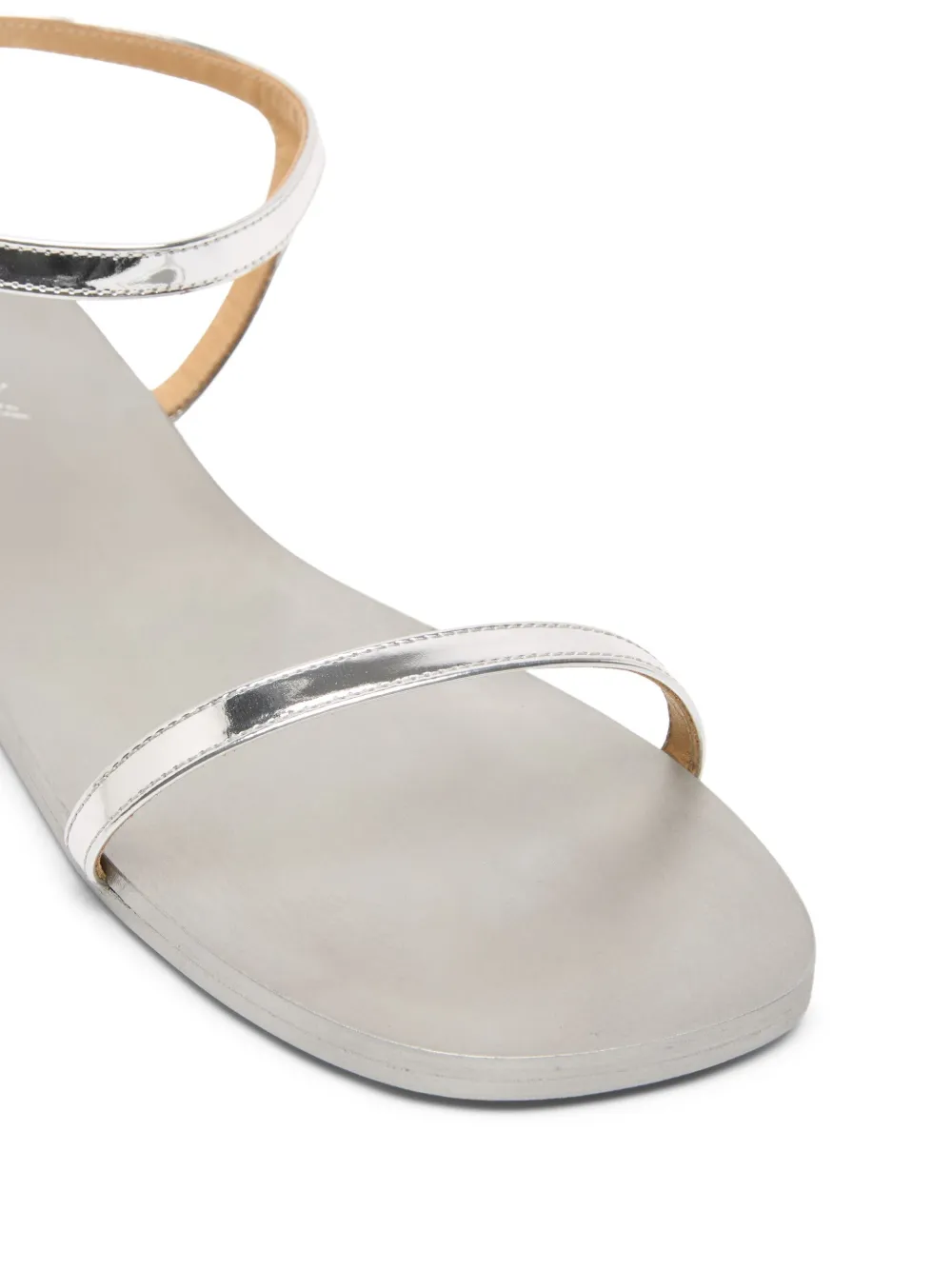 Marsèll metallic-leather sandals Grey