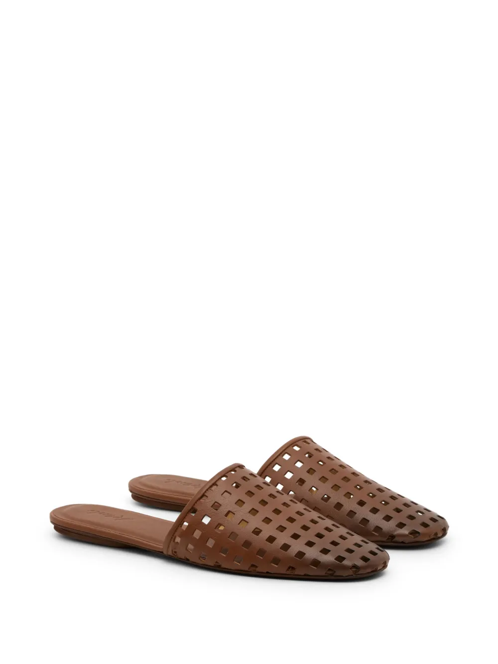 Marsèll perforated mules Brown