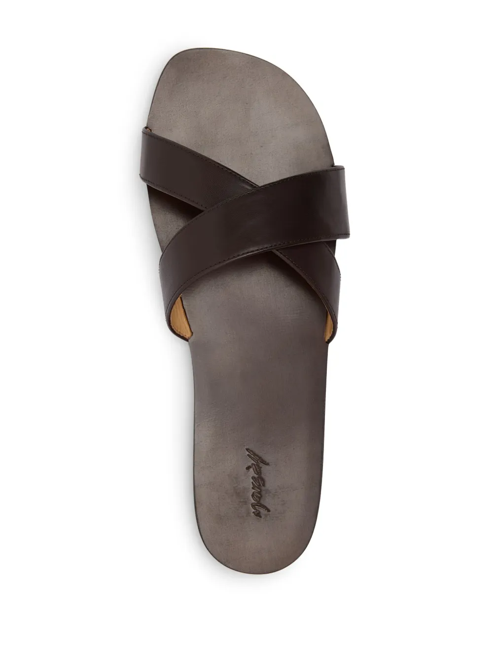 Marsèll leather slides Brown