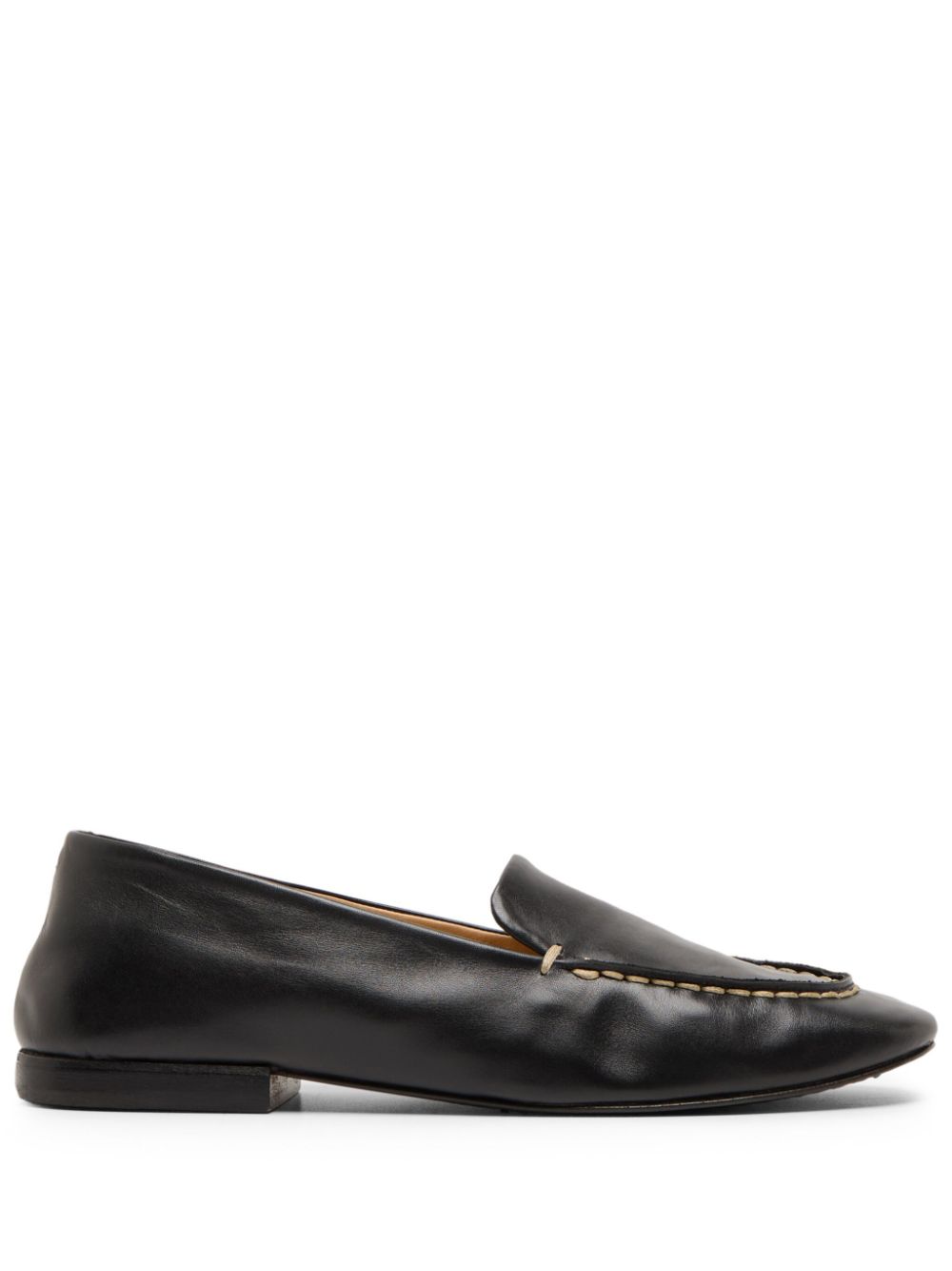 Marsèll contrast stitching loafers Black