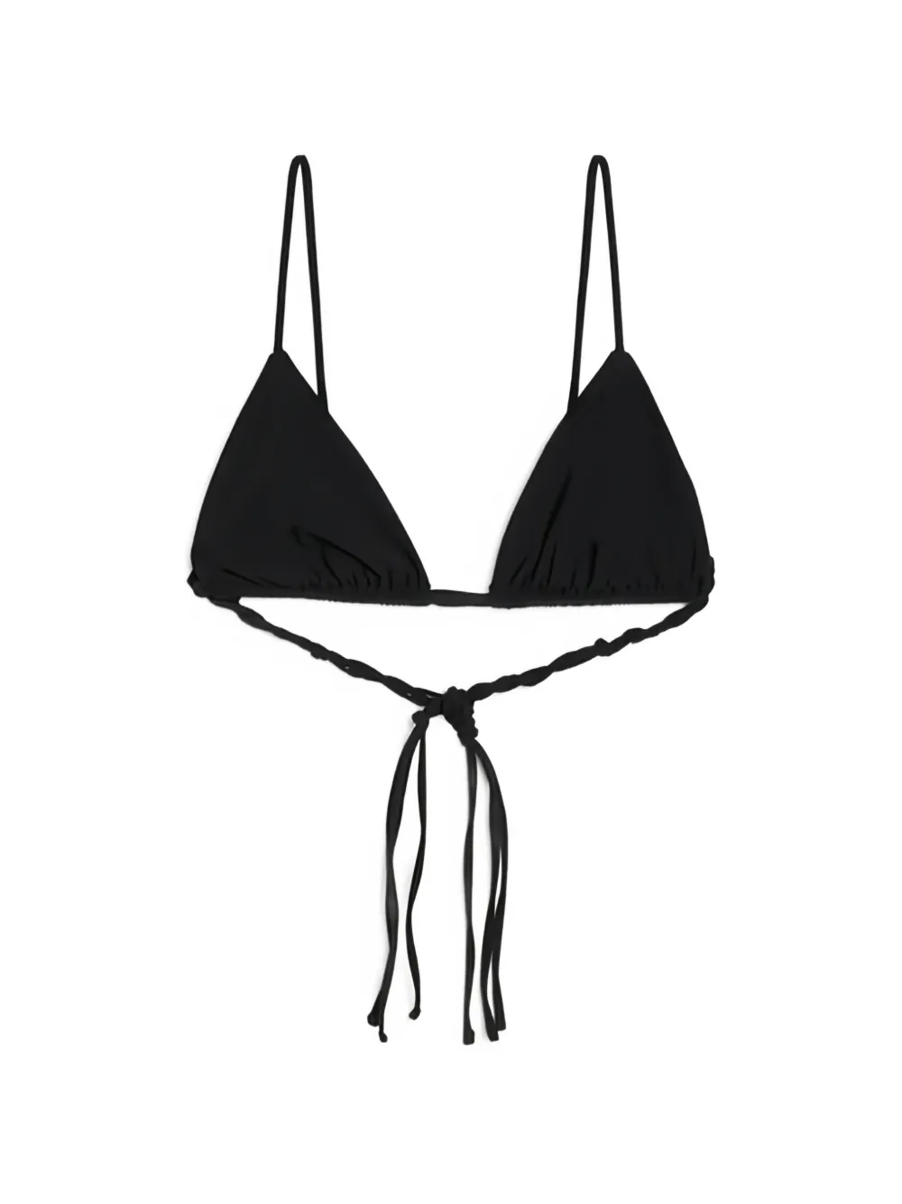 Jil Sander Bikinitop met gevlochten detail Zwart