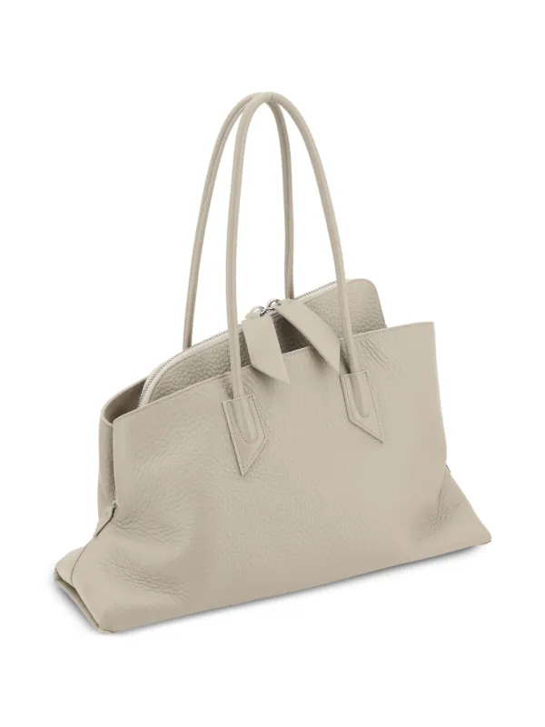 ショルダーバッグ・ポシェット THE ATTICO 'La Passeggiata Medium' shoulder bag THE ATTICO La Passeggiata medium asymmetric croc-effect