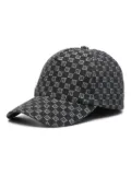 Balmain Pre-Owned monogram-jacquard baseball cap - Black
