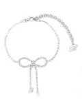 Blumarine rhinestone-bow necklace - Silver