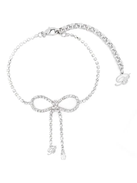 Blumarine collar con moño de strass