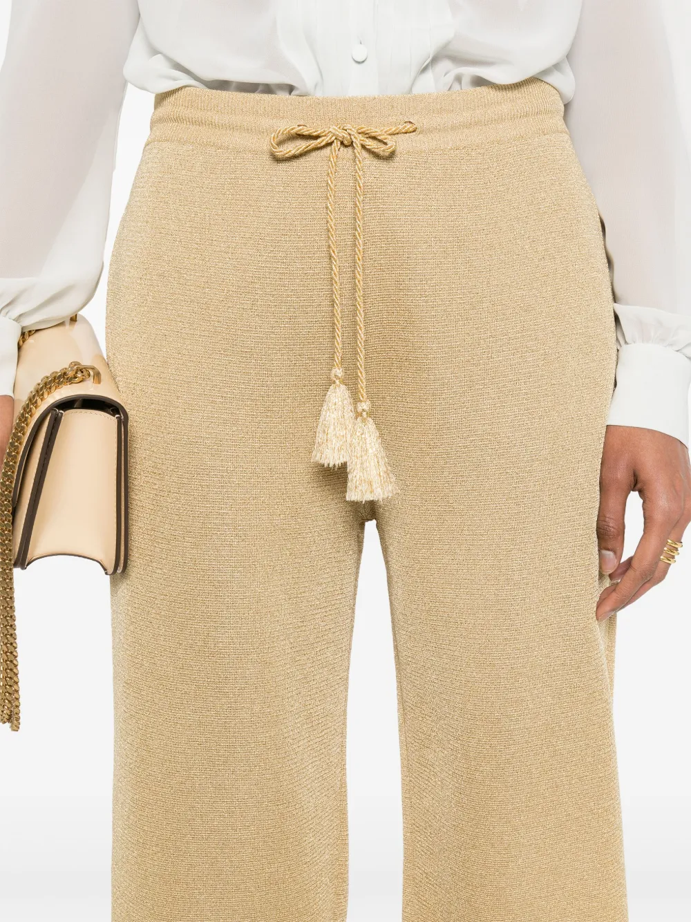 Valentino Garavani Lurex trainingsbroek Goud
