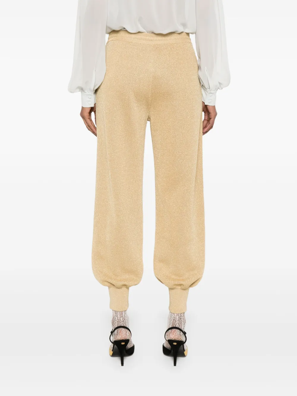 Valentino Garavani Lurex trainingsbroek Goud