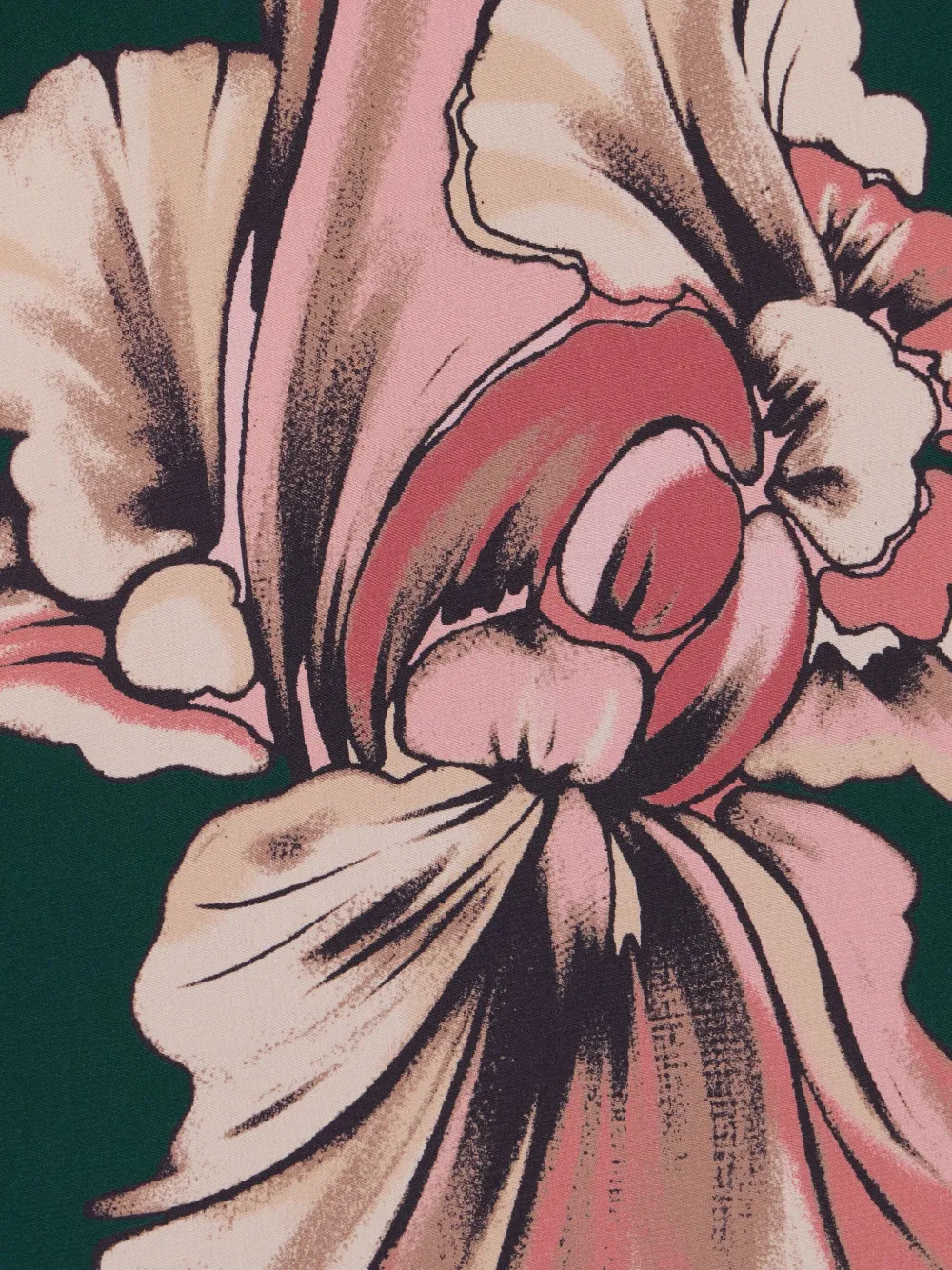 La DoubleJ Wikkelrok met bloemenprint Groen